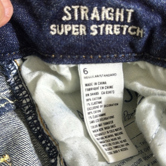 American Eagle Outfitters Women's Straight Super Stretch Jeans Size 6 Reg. - Picture 7 of 7